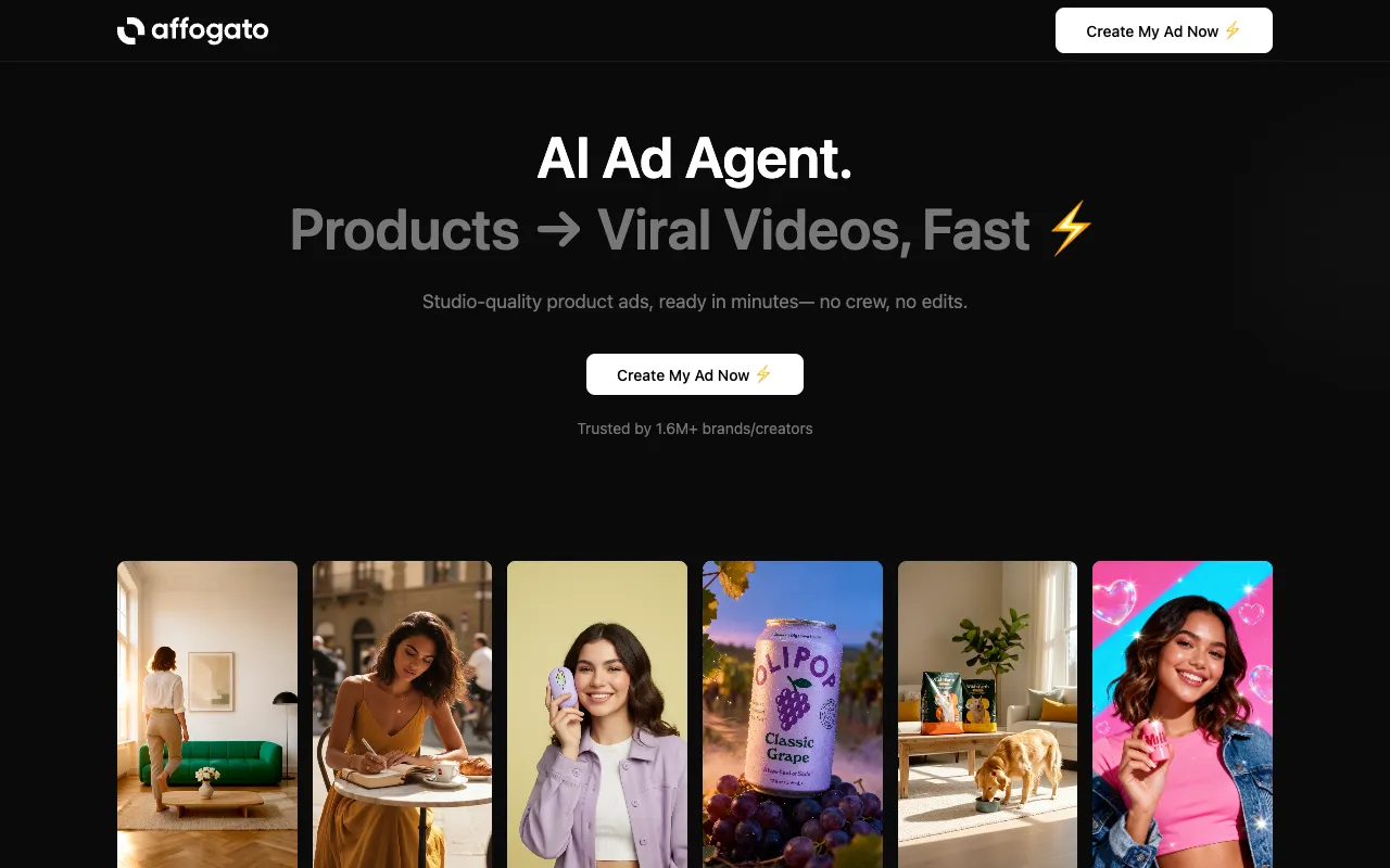 Screenshot of Affogato