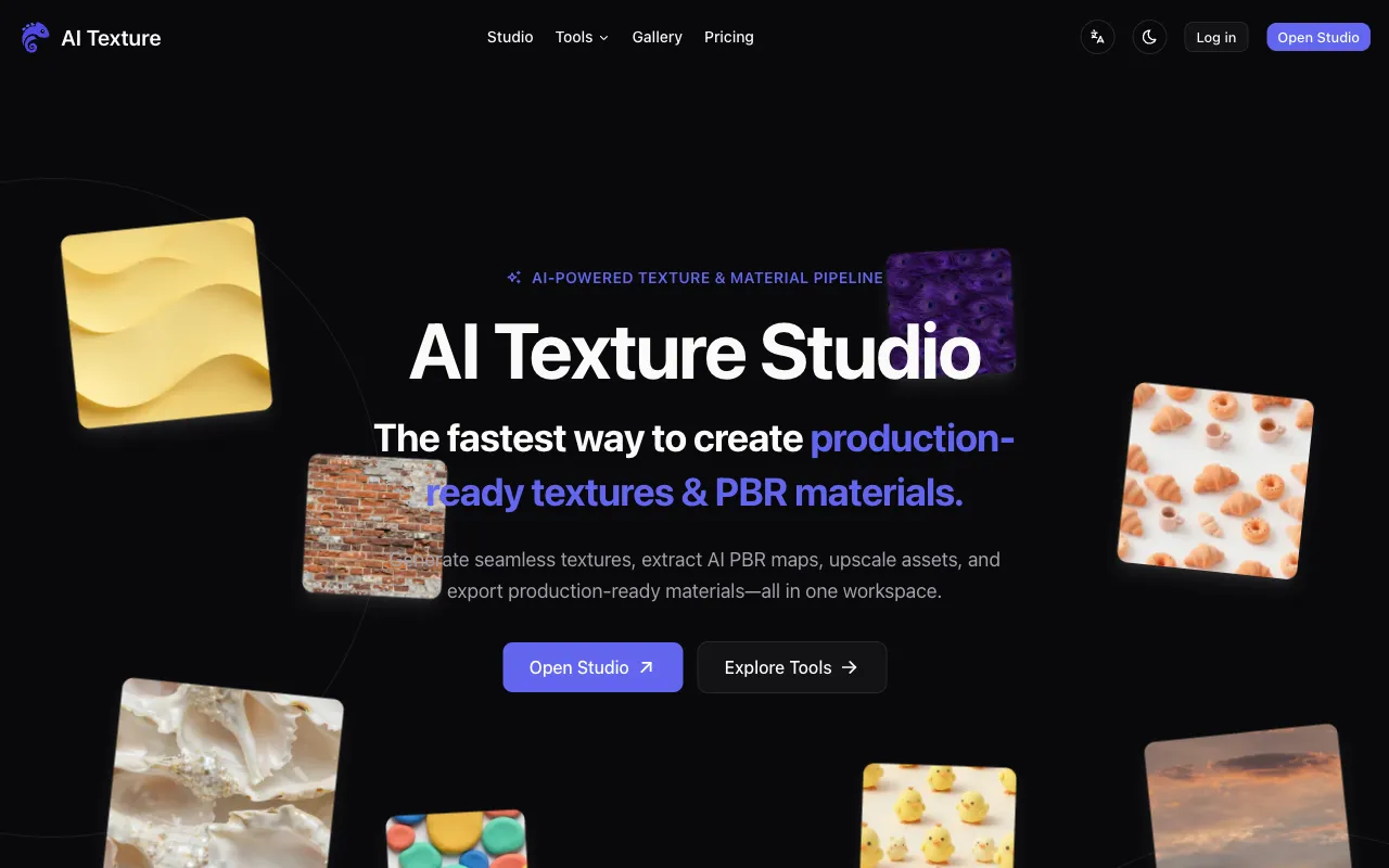 Screenshot of AI Texture Studio