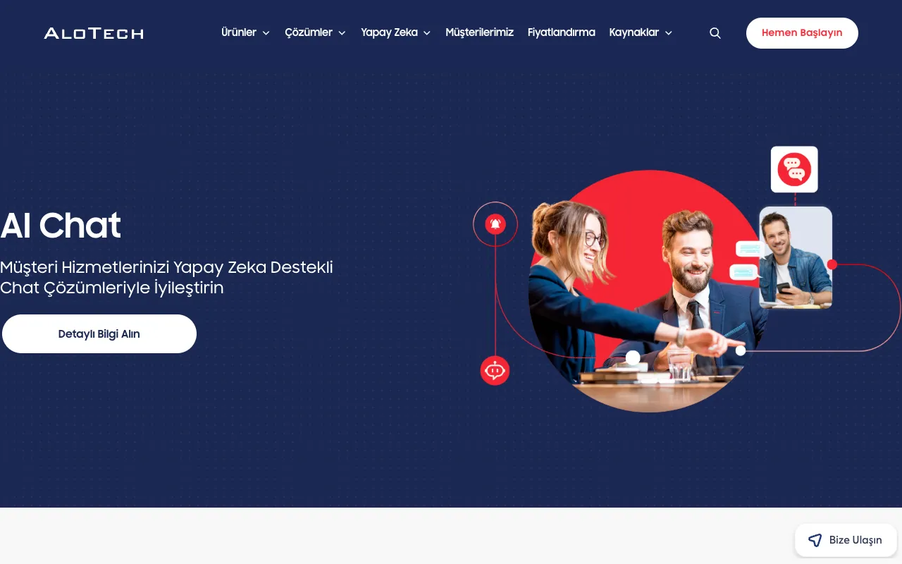 Screenshot of AloTech