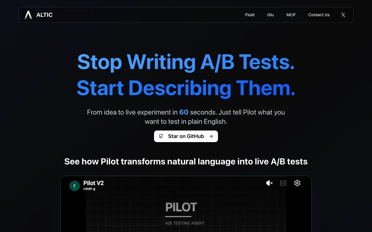 Screenshot of Pilot (by Altic)