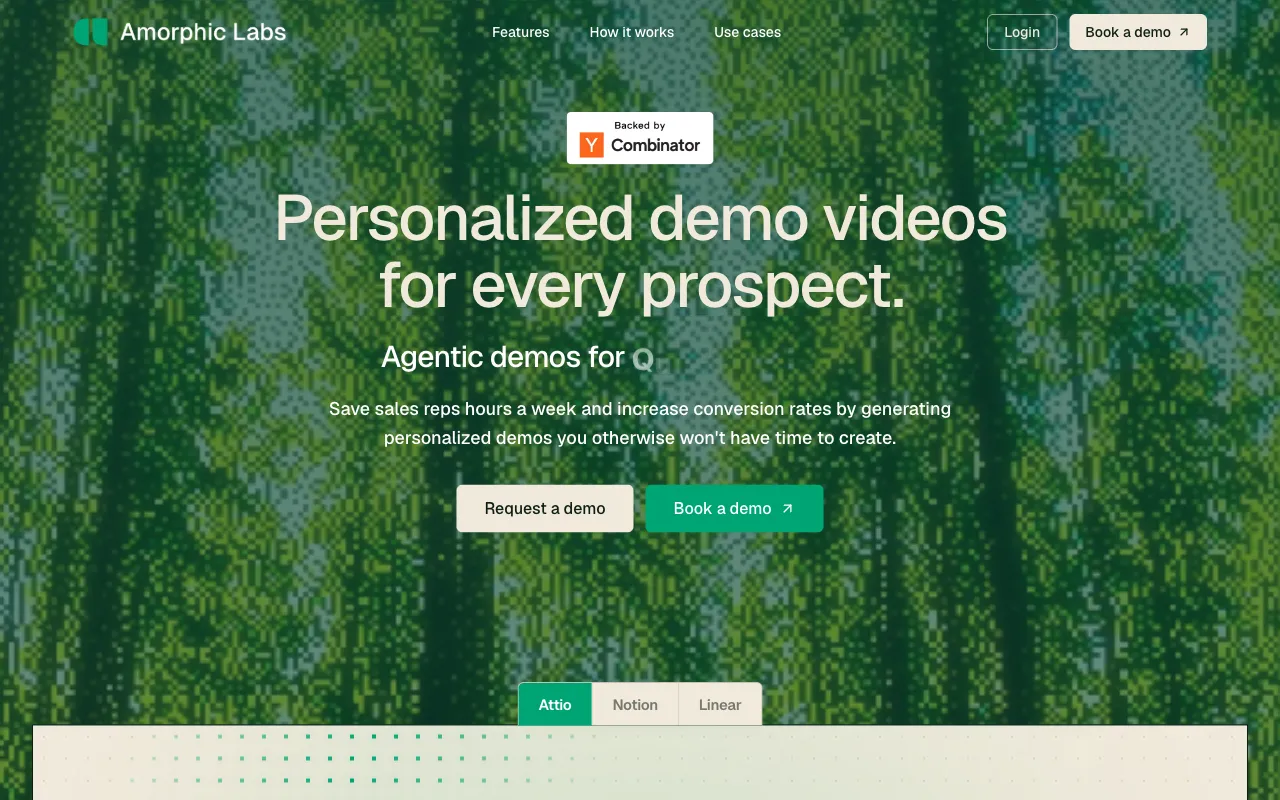 Screenshot of Amorphic Labs