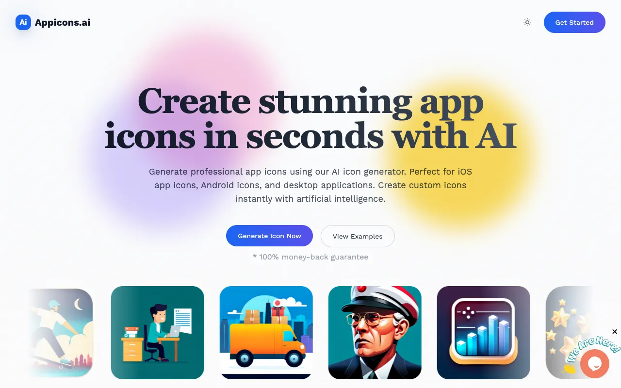 Screenshot of Appicons.ai