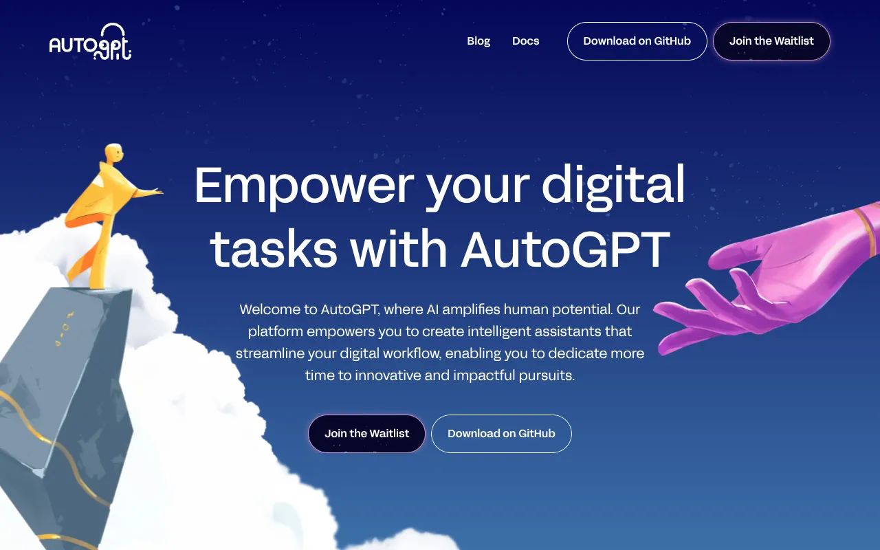 Screenshot of AutoGPT