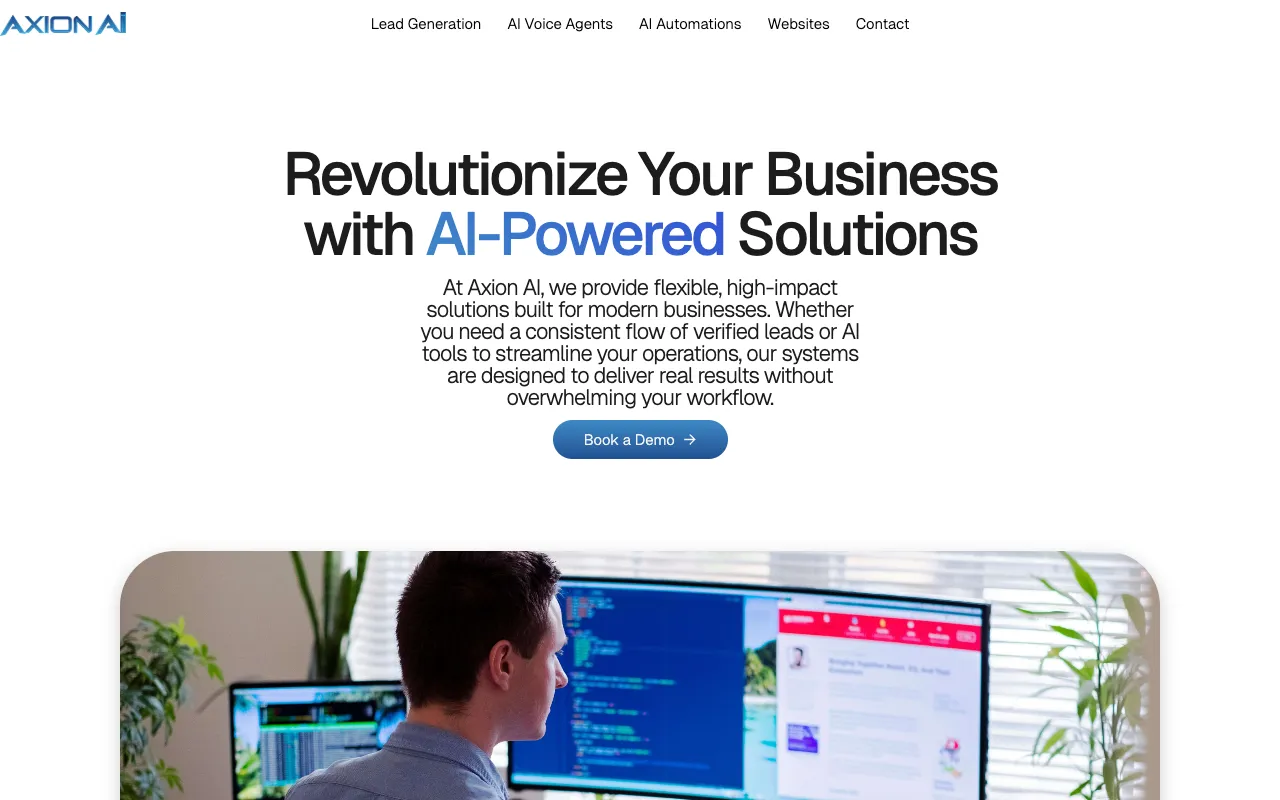 Screenshot of Axion AI