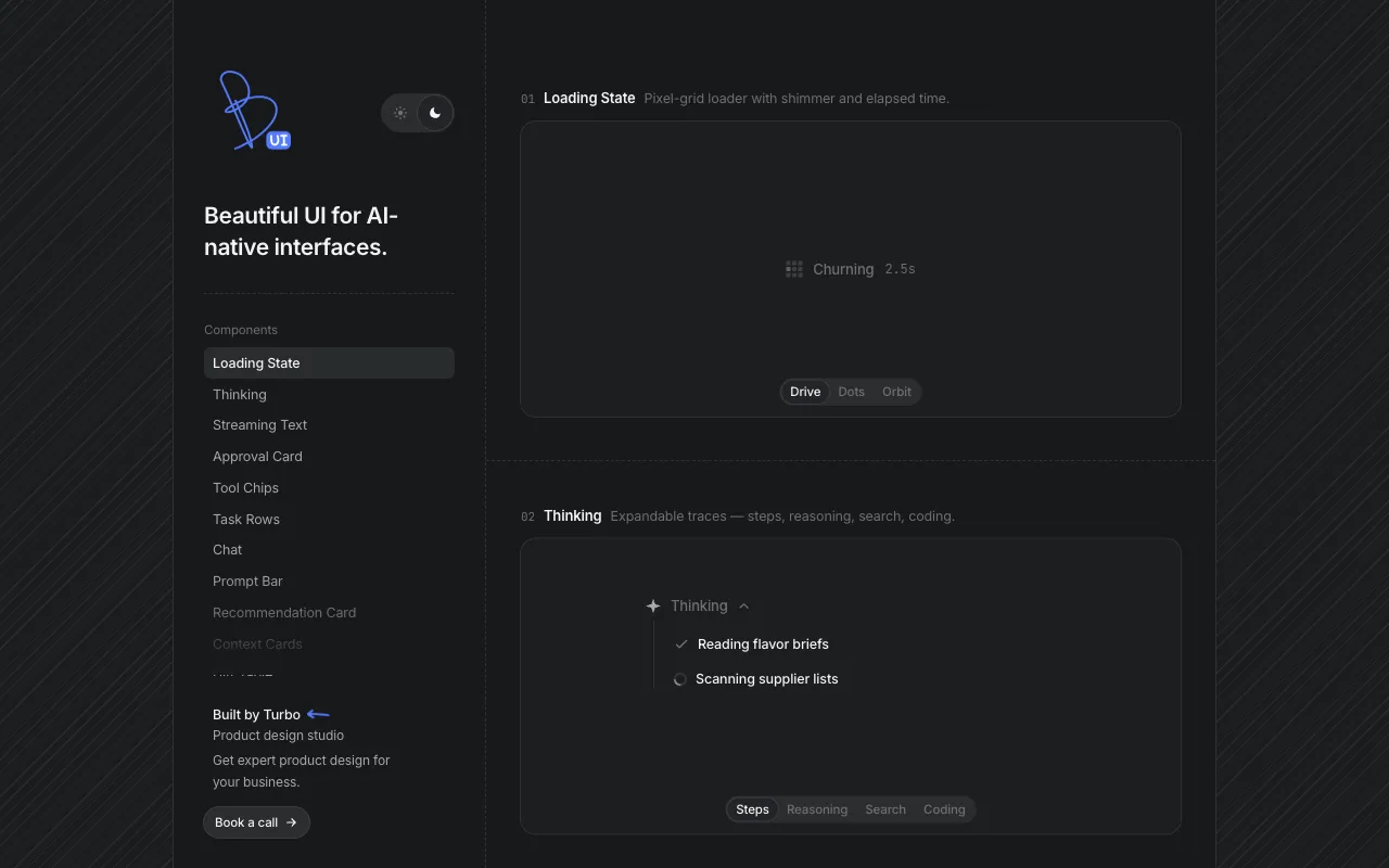 Screenshot of Beautiful UI