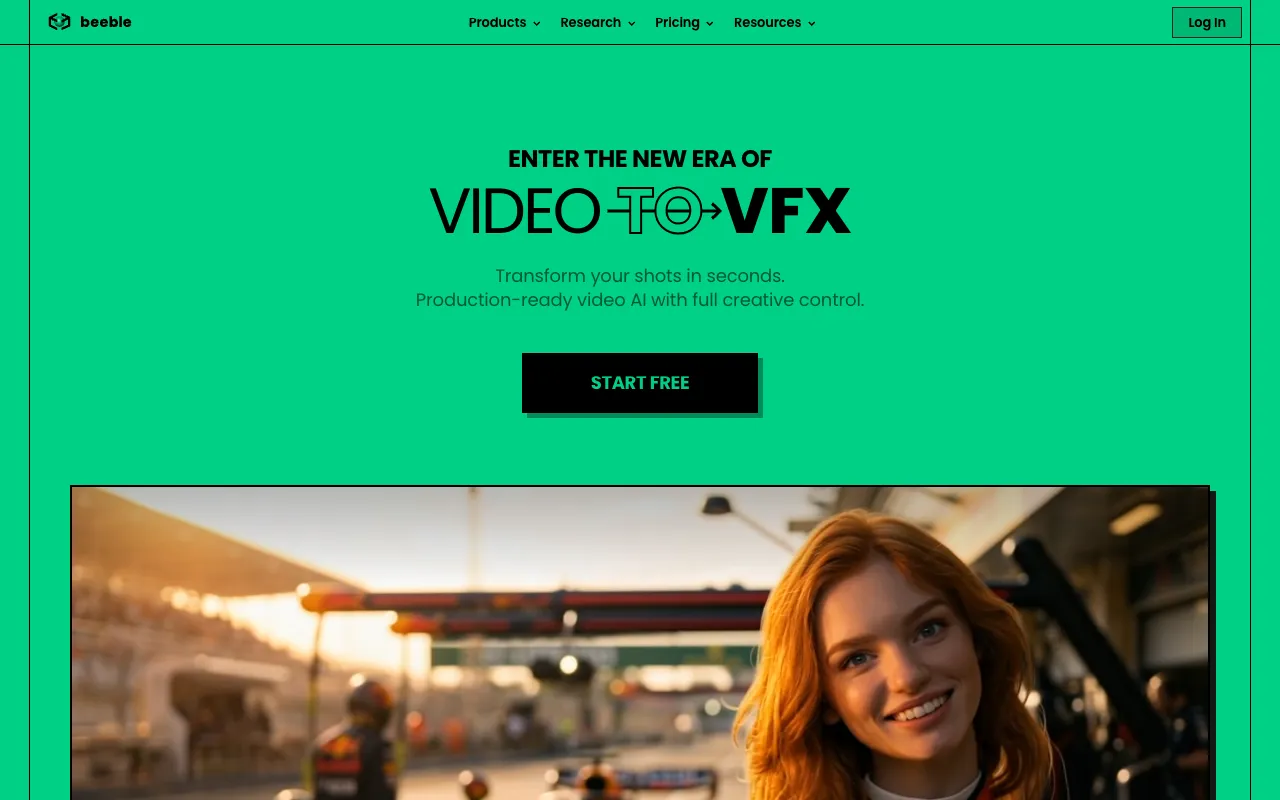 Screenshot of Beeble