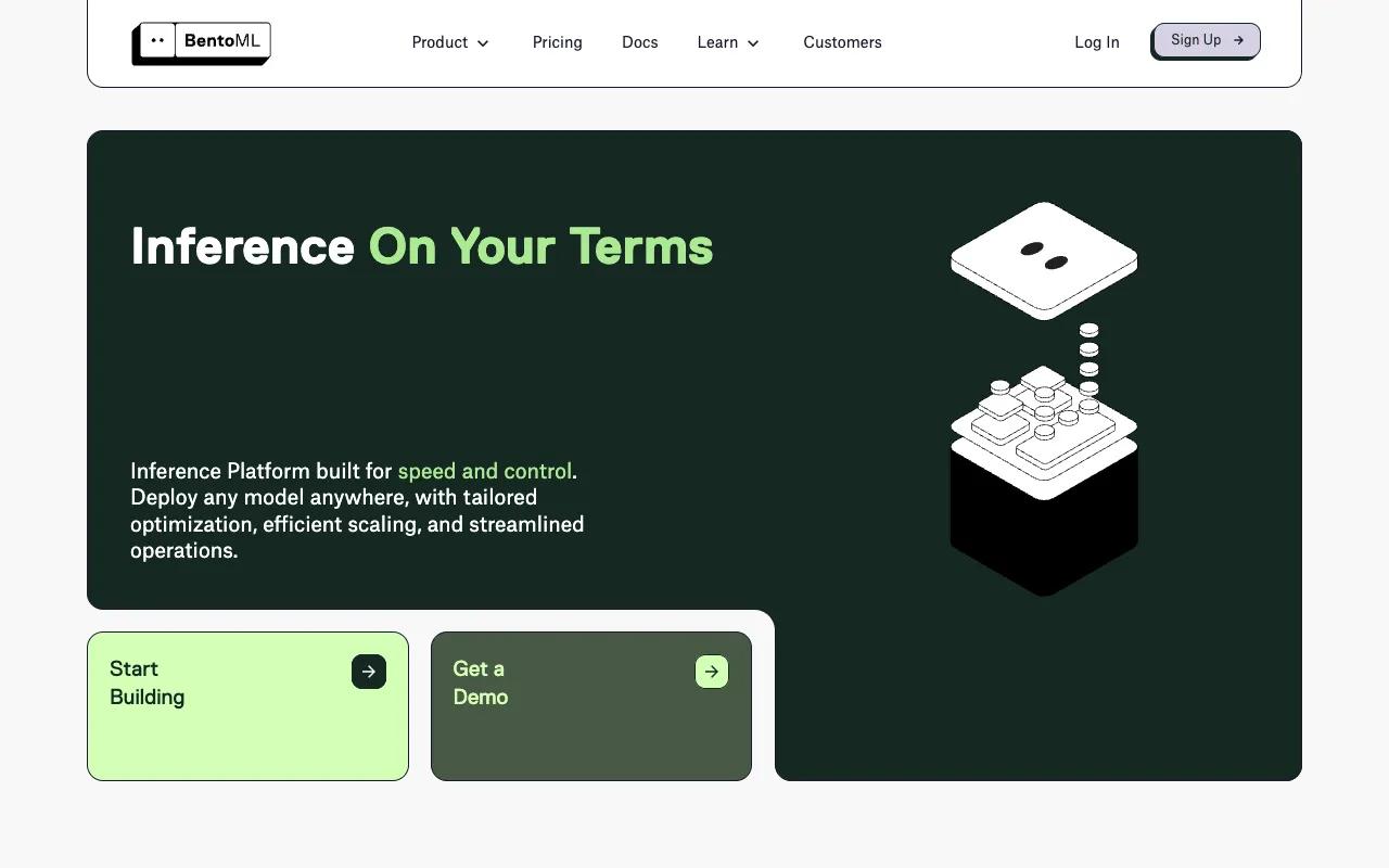 Screenshot of Bento