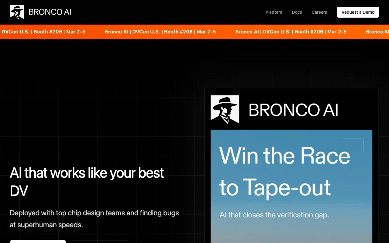 Screenshot of Bronco AI