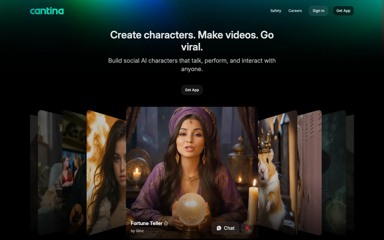 Screenshot of Cantina
