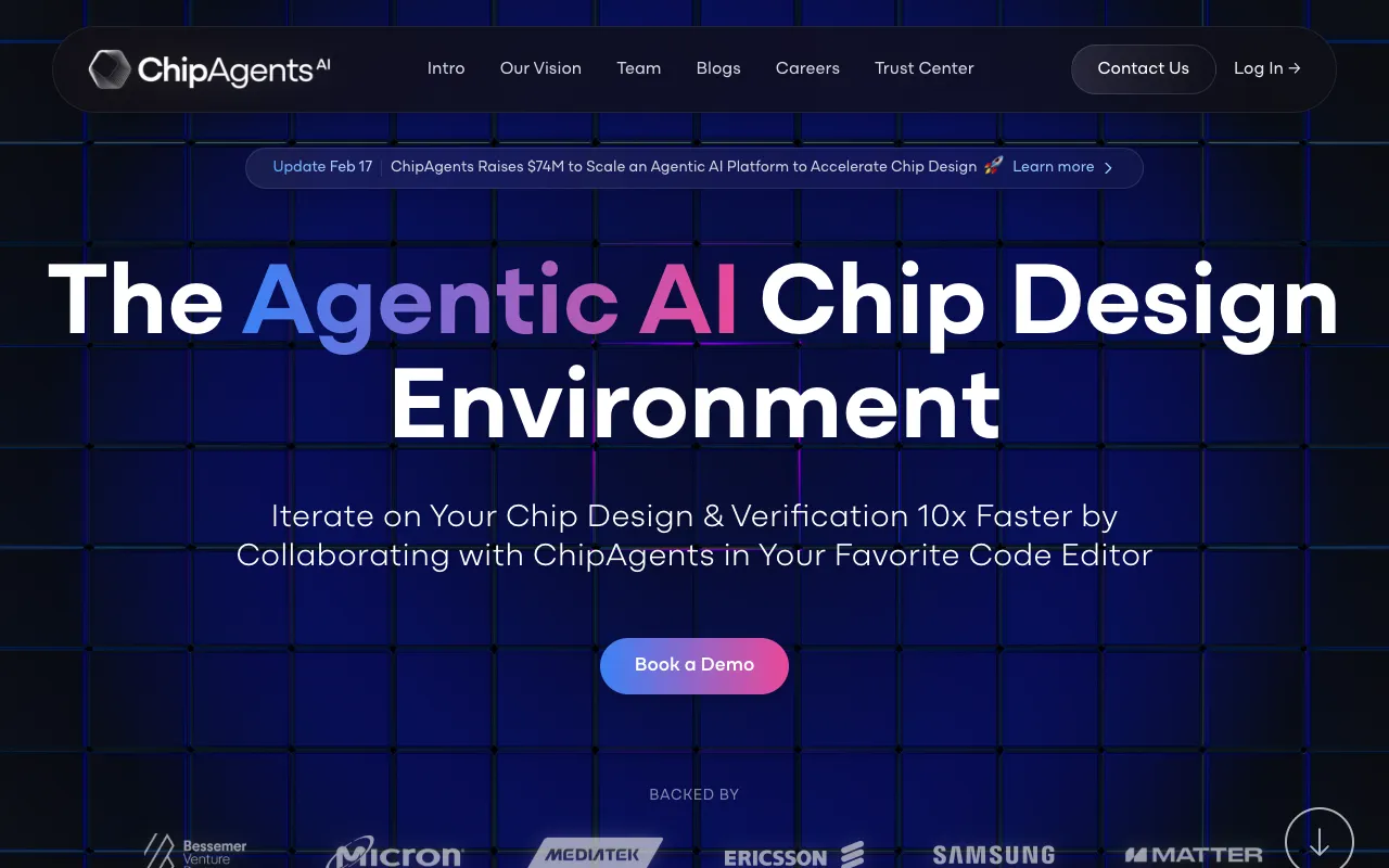 Screenshot of ChipAgents