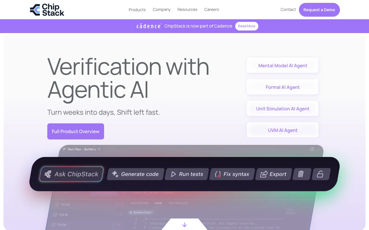 Screenshot of ChipStack
