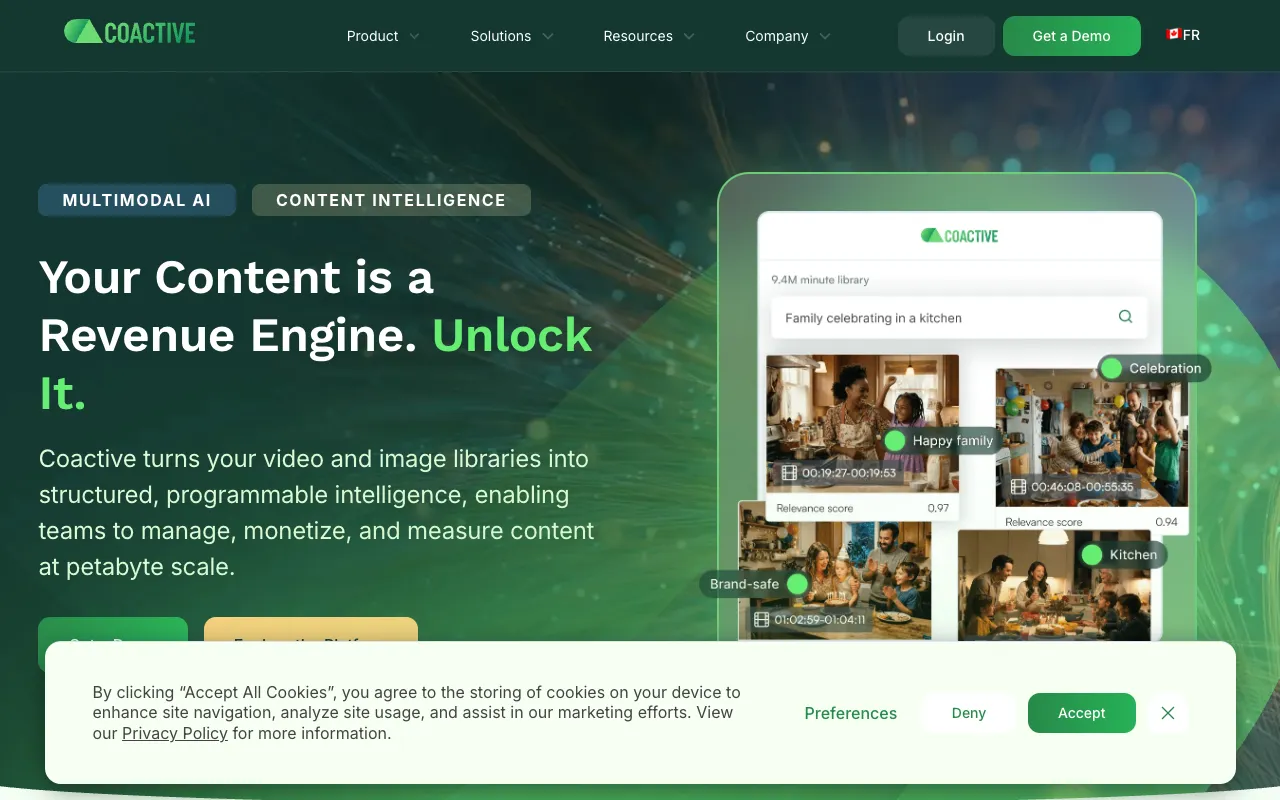 Screenshot of Coactive