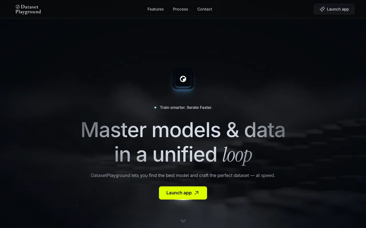 Screenshot of Dataset AI