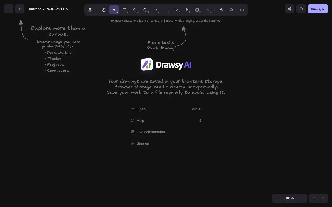 Screenshot of Drawsy