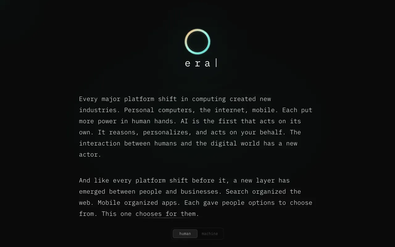 Screenshot of Era