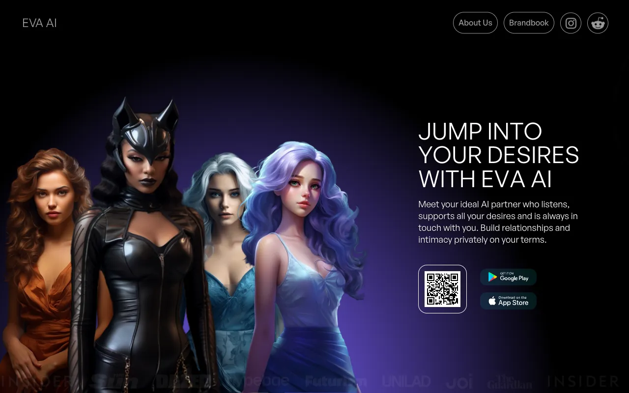 Screenshot of EVA AI