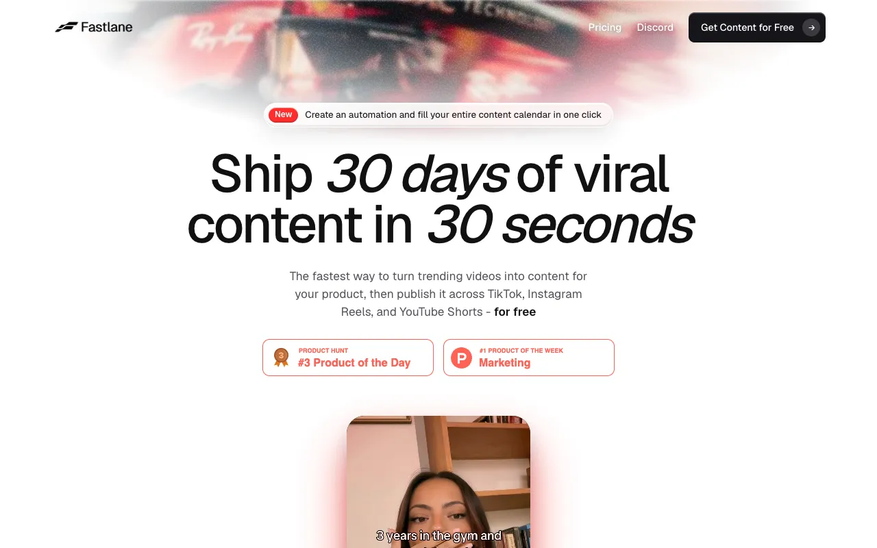 Screenshot of Fastlane