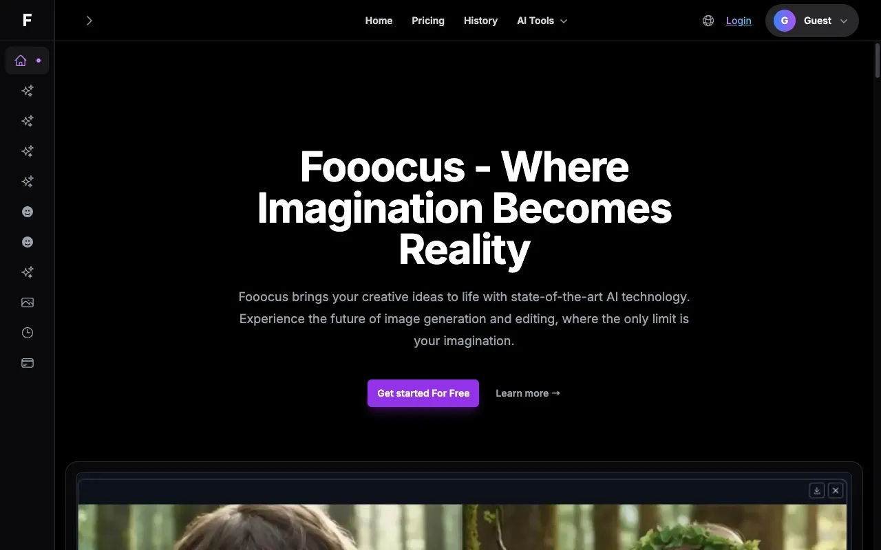 Screenshot of Fooocus