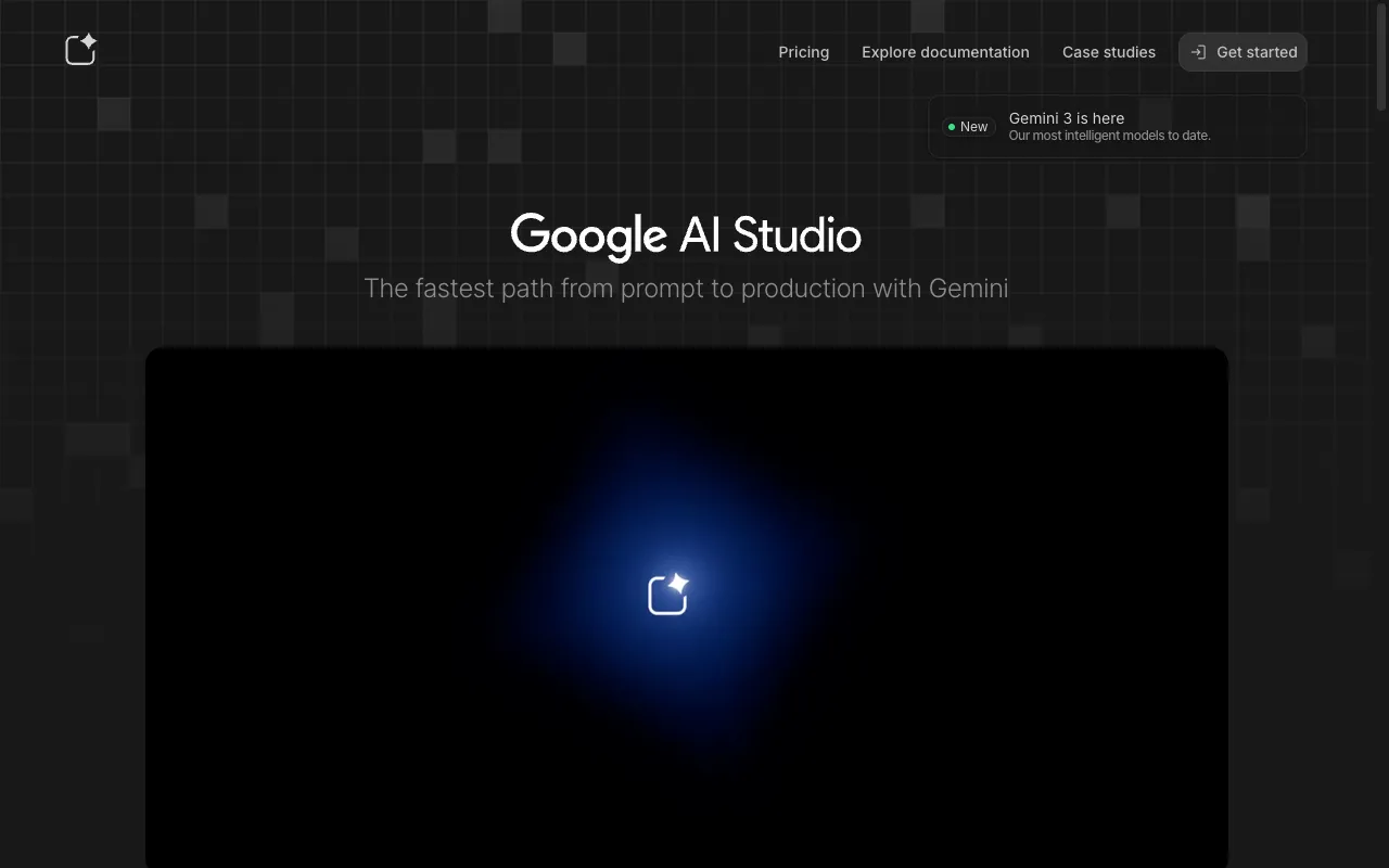 Screenshot of Google AI Studio