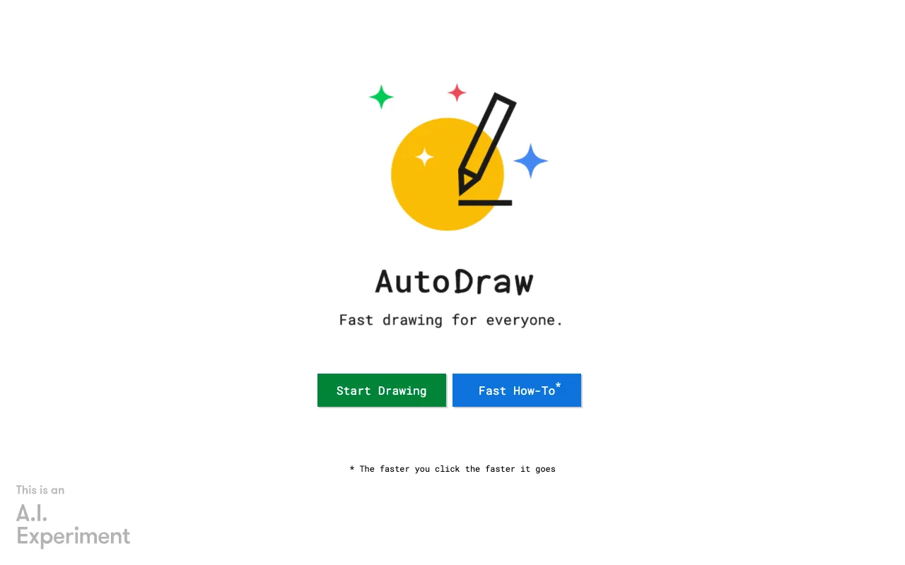 Screenshot of Google AutoDraw