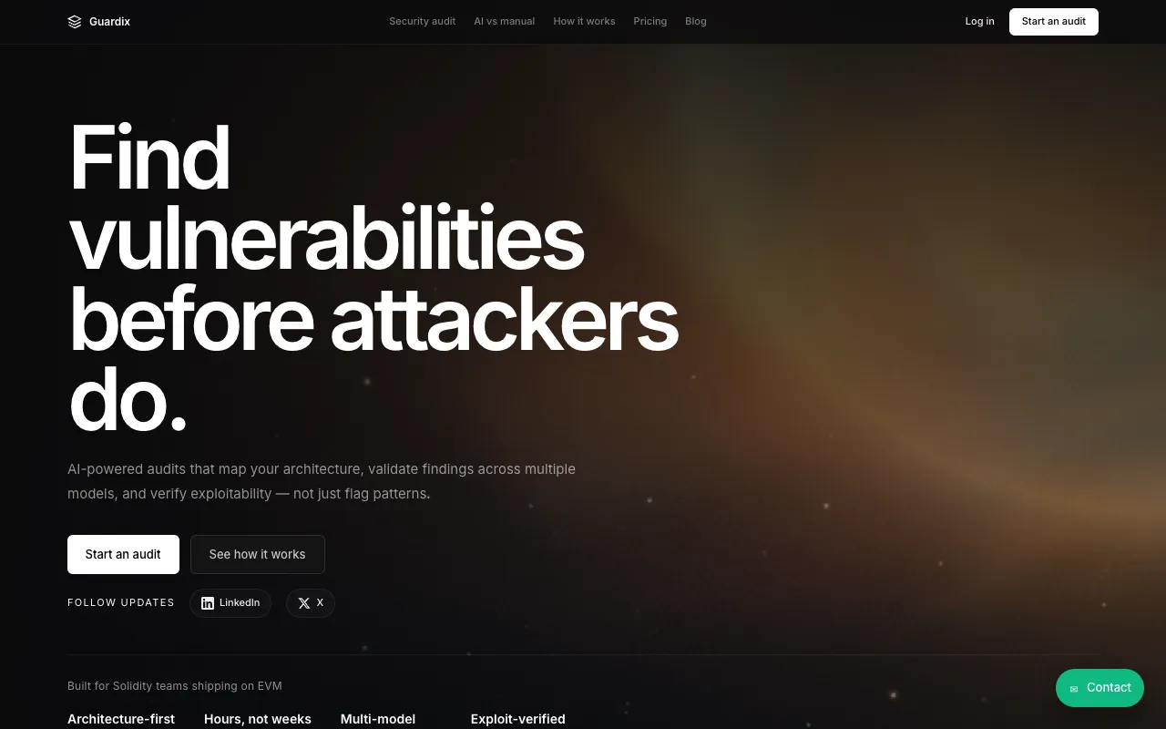 Screenshot of Guardix