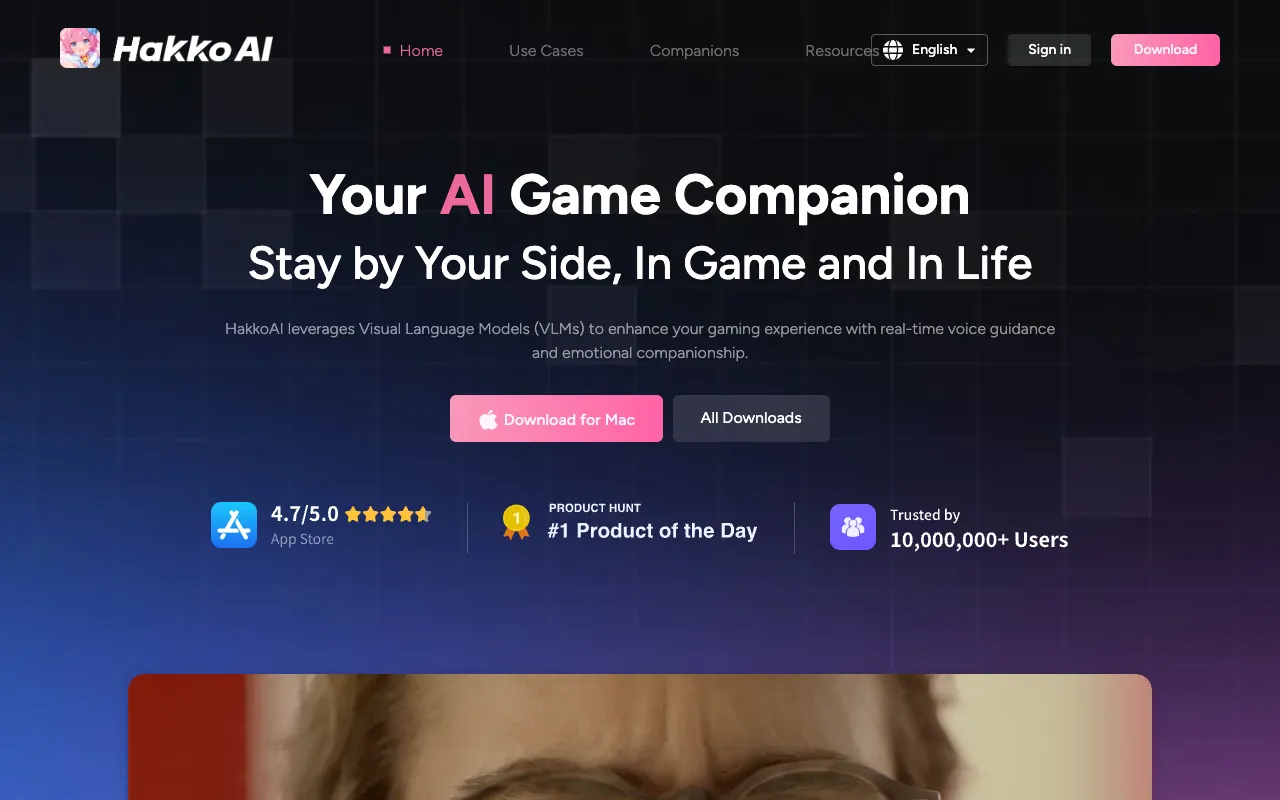 Screenshot of HakkoAI