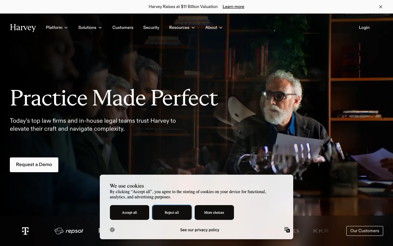 Screenshot of Harvey