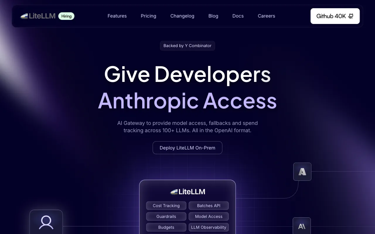 Screenshot of LiteLLM