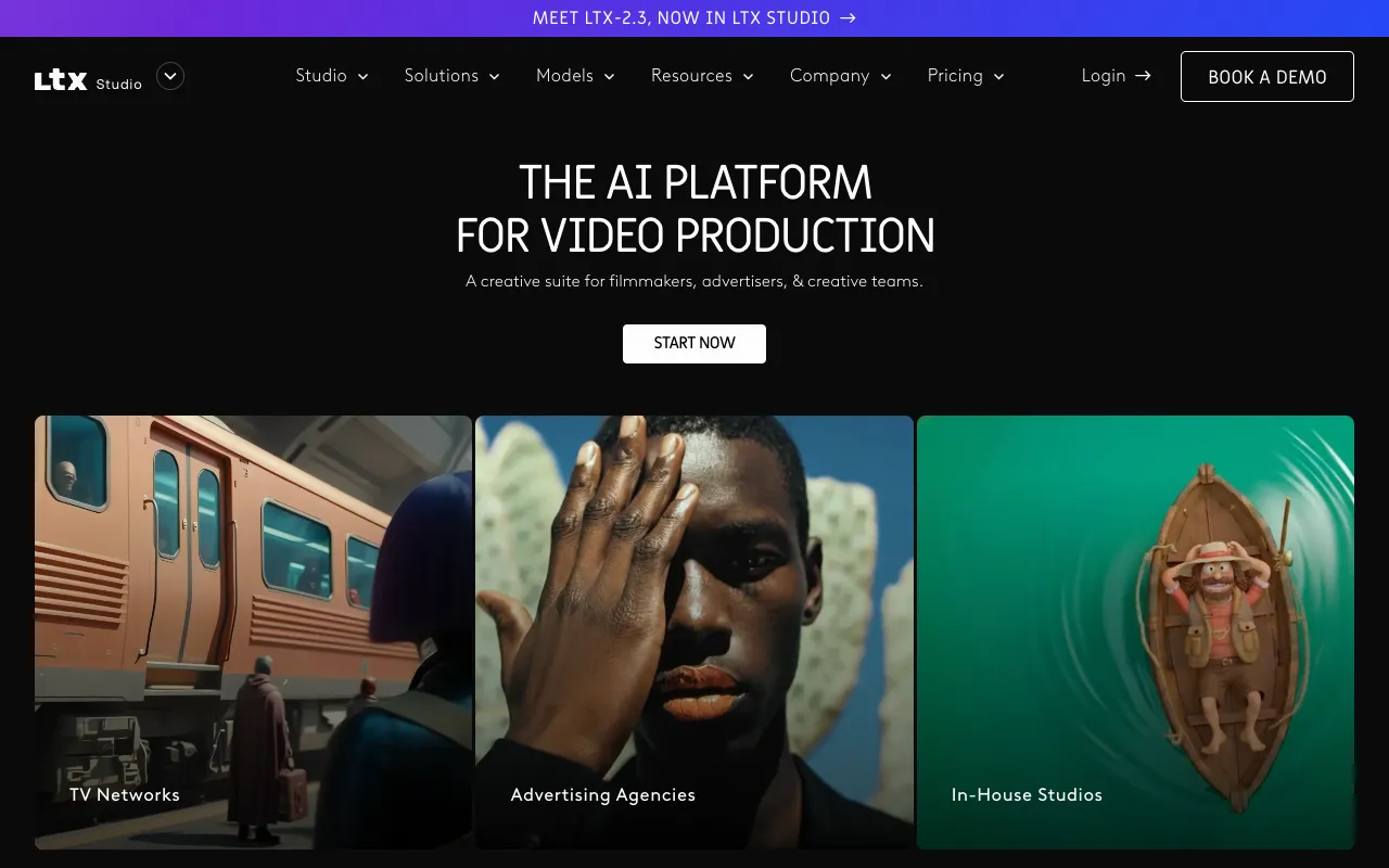 Screenshot of LTX Studio