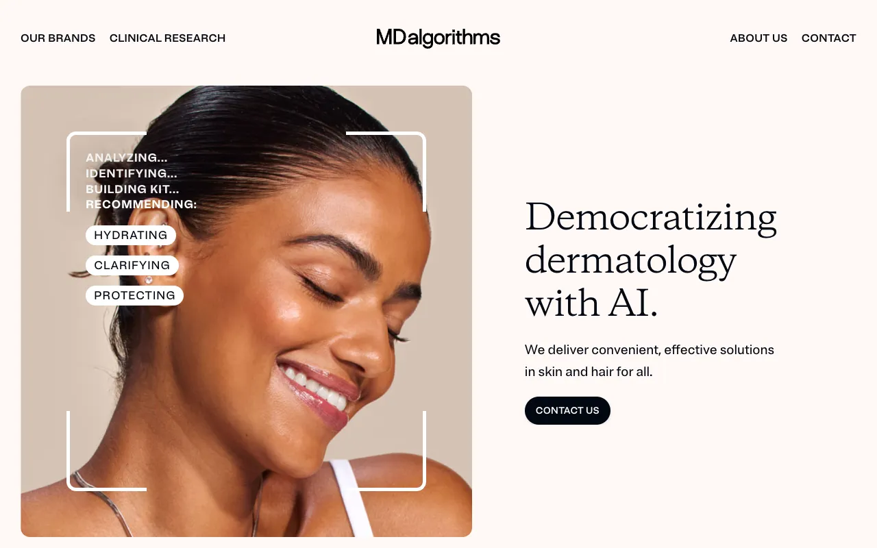 Screenshot of MDalgorithms