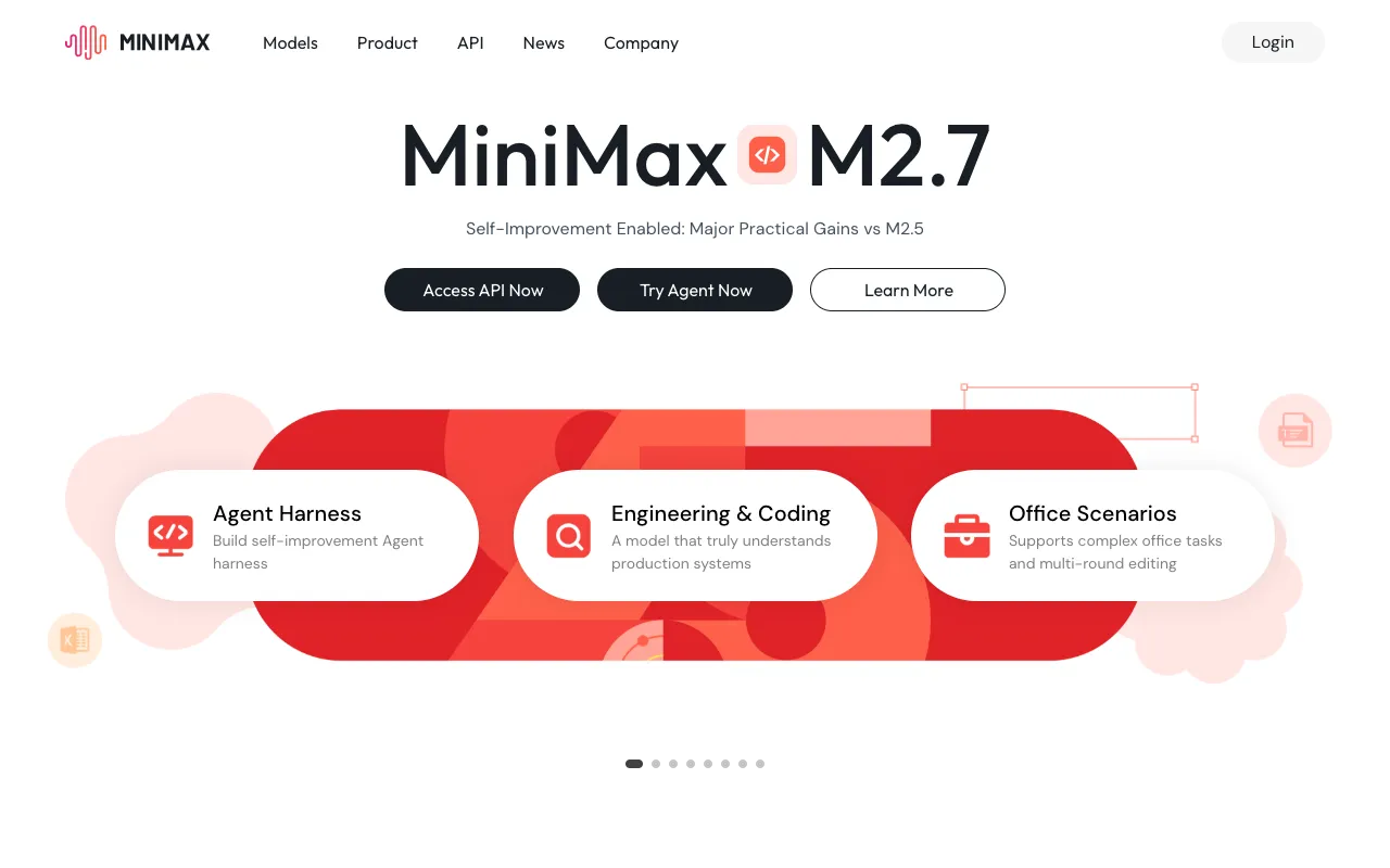 Screenshot of MiniMax