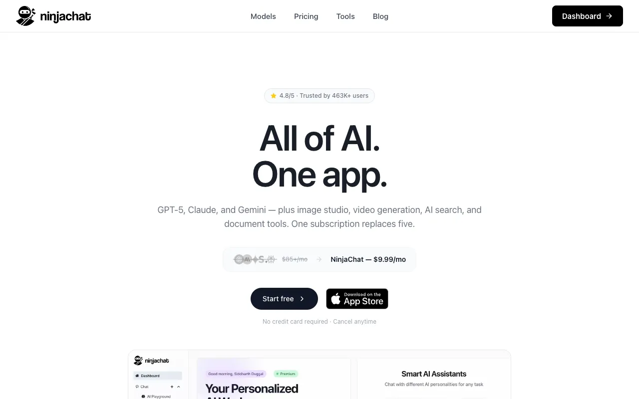 Screenshot of NinjaChat