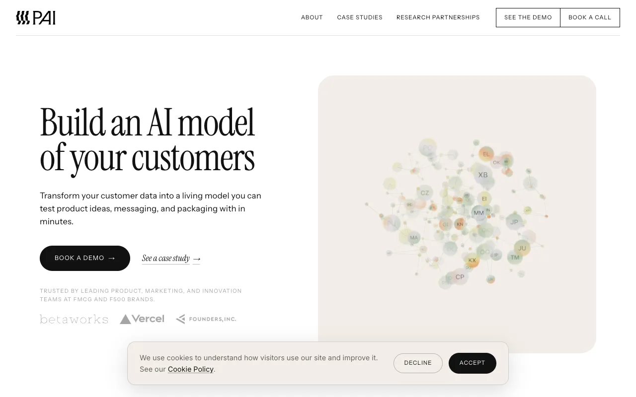 Screenshot of PAI