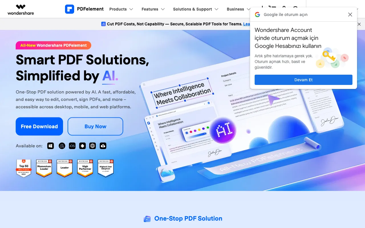 Screenshot of PDFelement