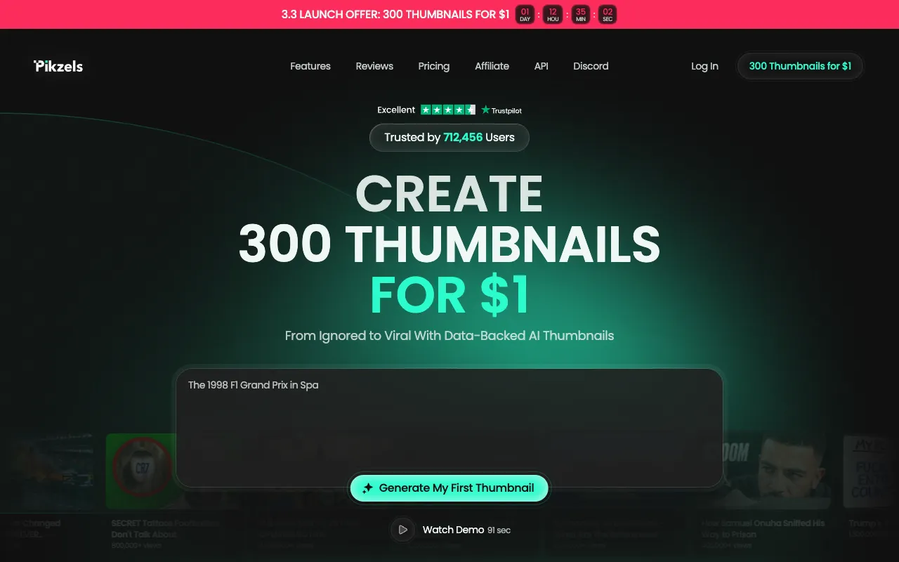 Screenshot of Pikzels