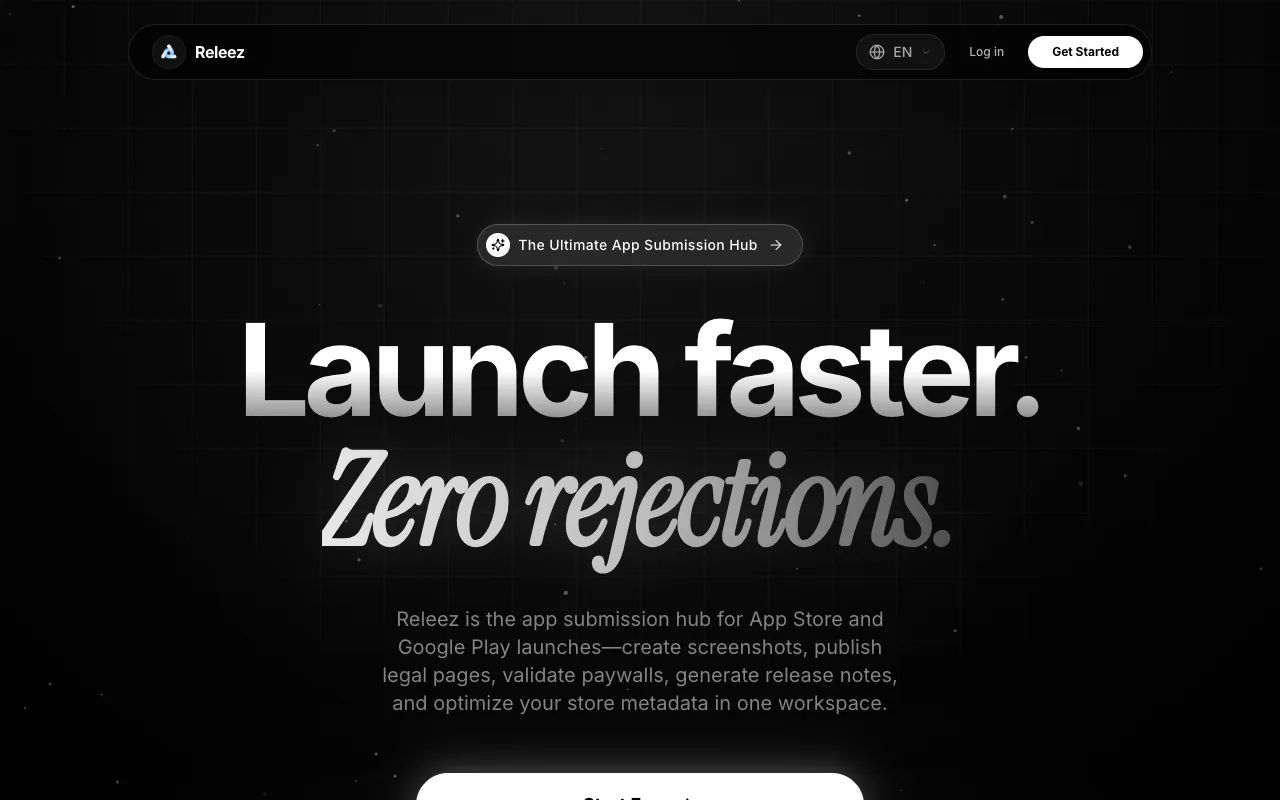 Screenshot of Releez