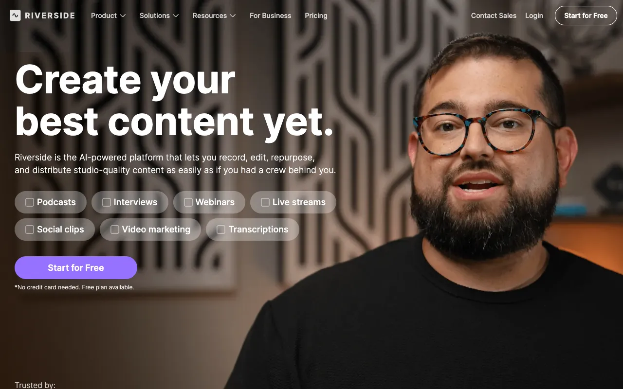 Screenshot of Riverside