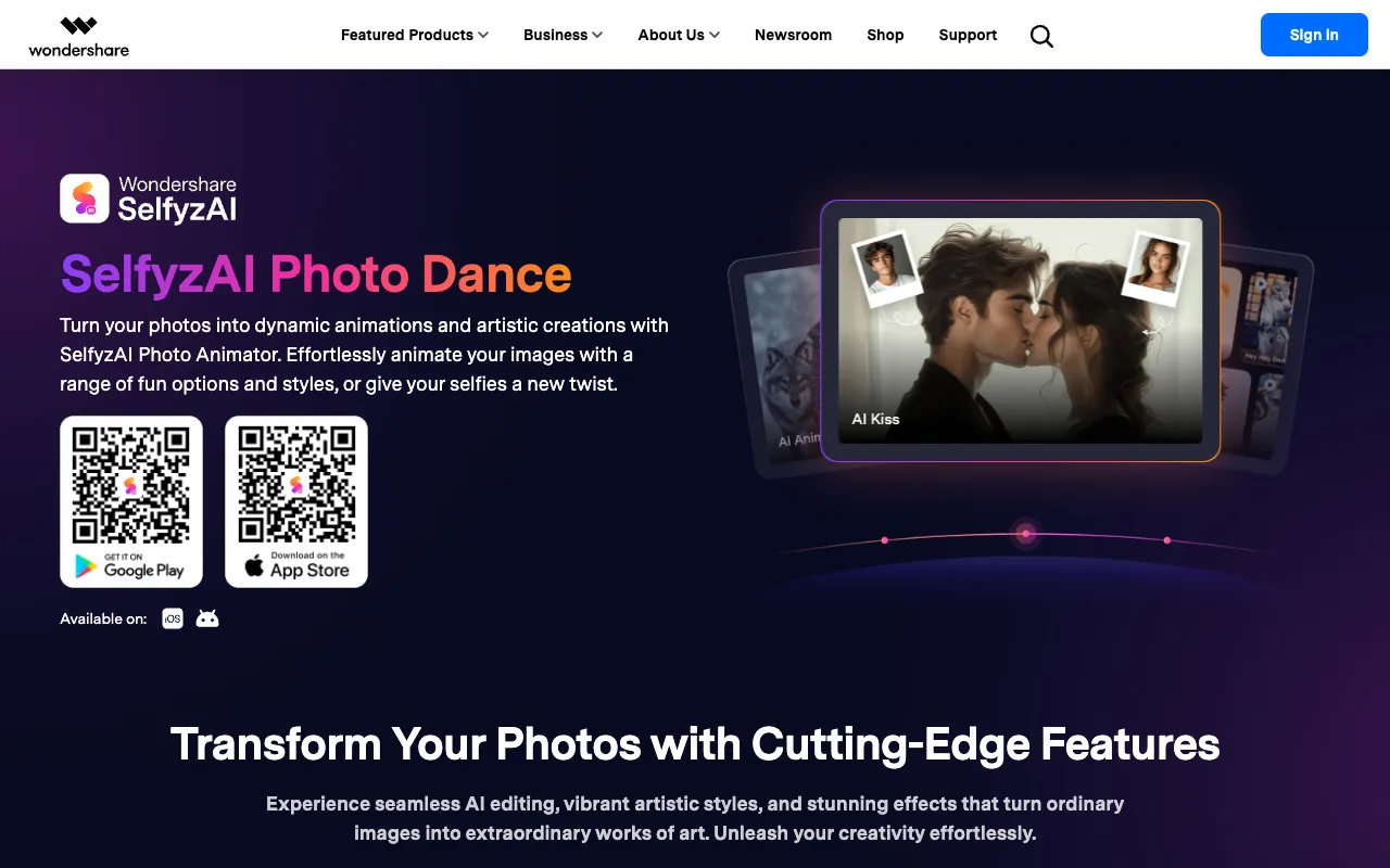Screenshot of SelfyzAI