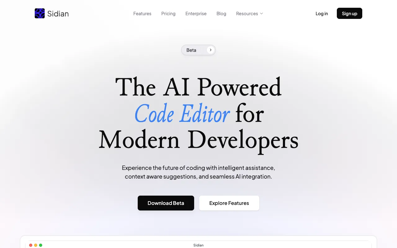 Screenshot of Sidian