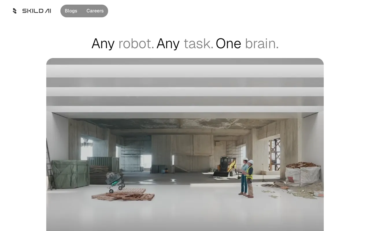 Screenshot of Skild.ai
