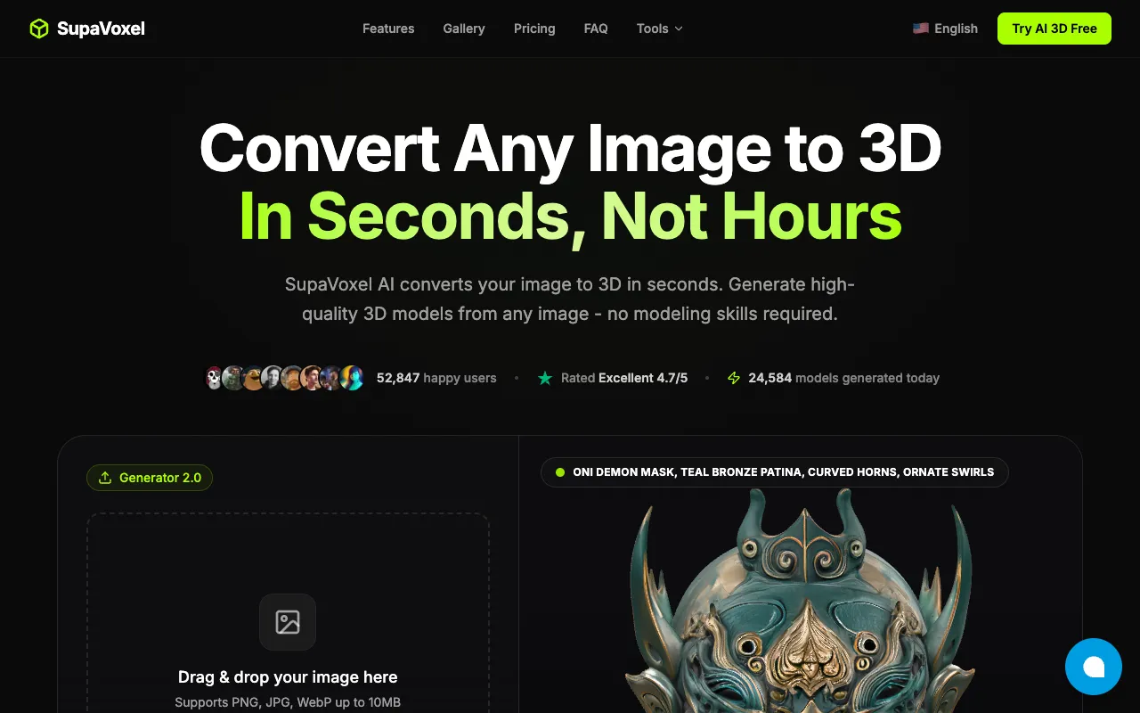 Screenshot of SupaVoxel