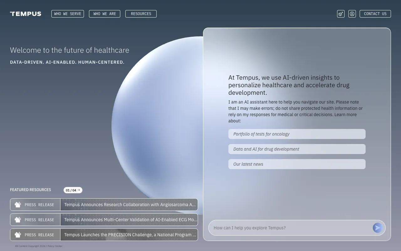 Screenshot of Tempus