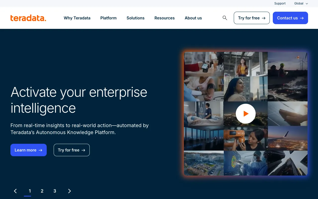 Screenshot of Teradata