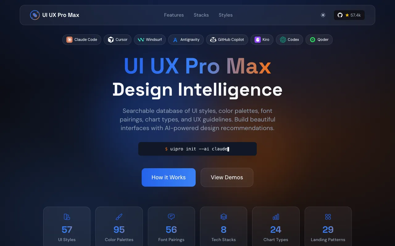 Screenshot of UI UX Pro Max