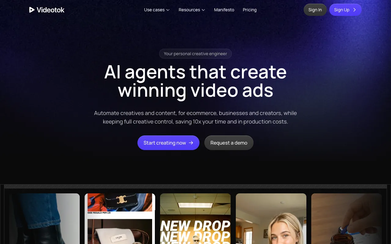 Screenshot of Videotok